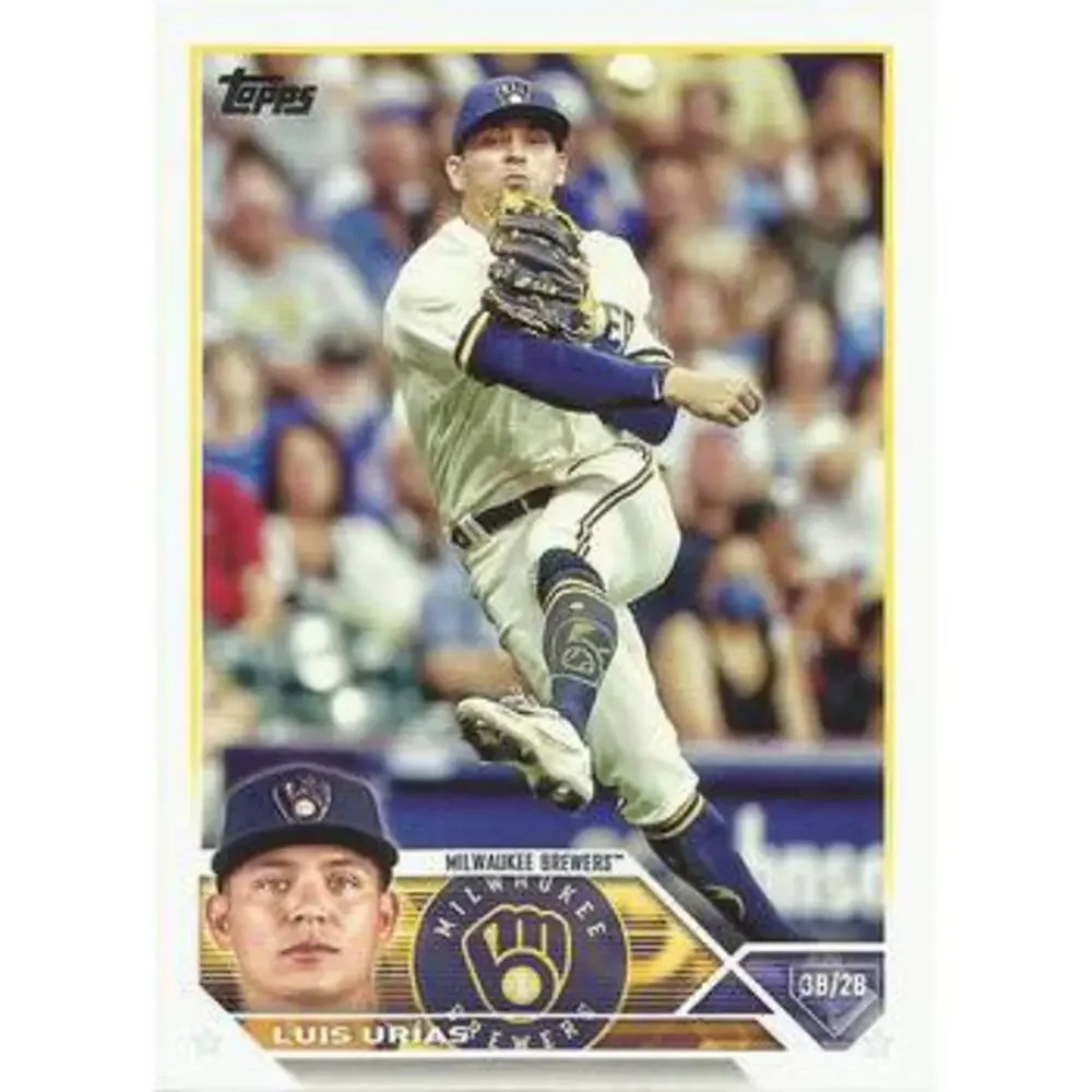 2023 Topps Luis Urias #322 Milwaukee Brewers